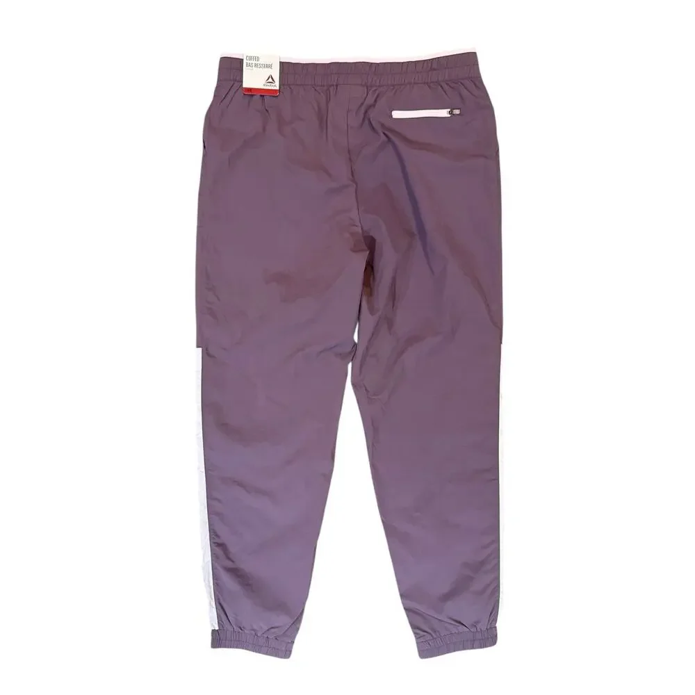 NWT Reebok Purple Focus Track Cuffed Jogger Active Pants Unisex Size Large NEW - Picture 4 of 16